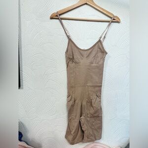 New Shapewear Bodysuit with Adjustable Straps - Taupe